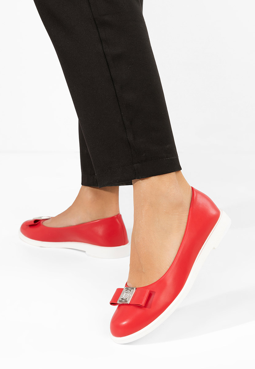 Дамски балерини Sidiona червен