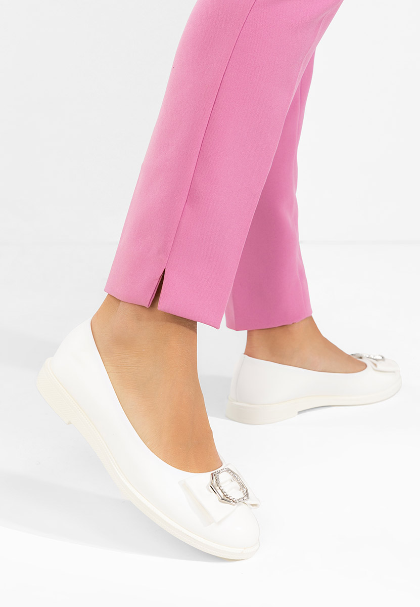 Дамски балерини Briania бели