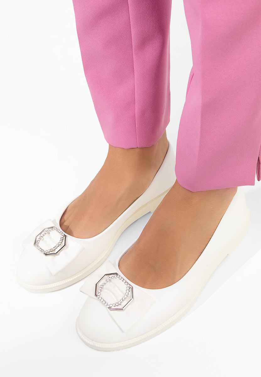 Дамски балерини Briania бели