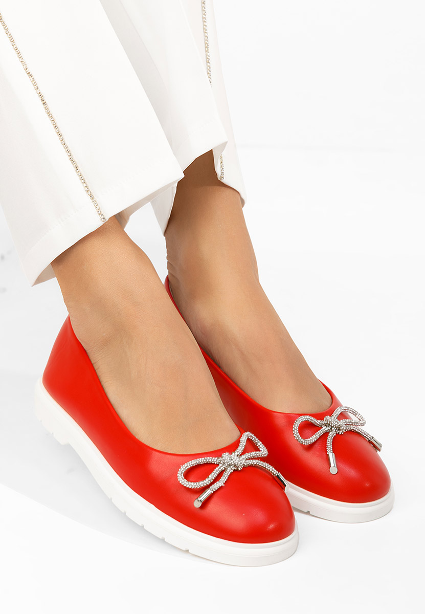 Дамски балерини Simonna портокал