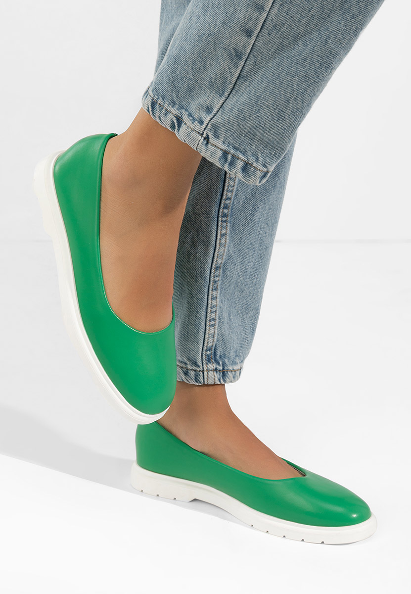 Дамски балерини Gimona зелен