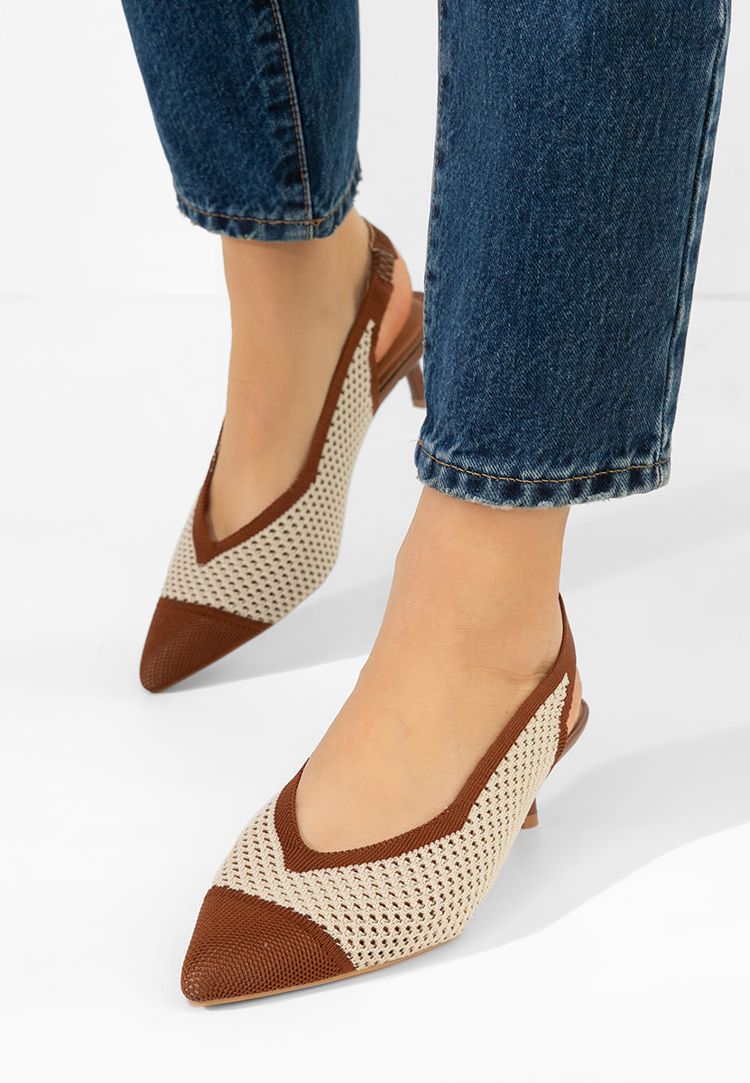 Обувки на ток Jimenia кафяв