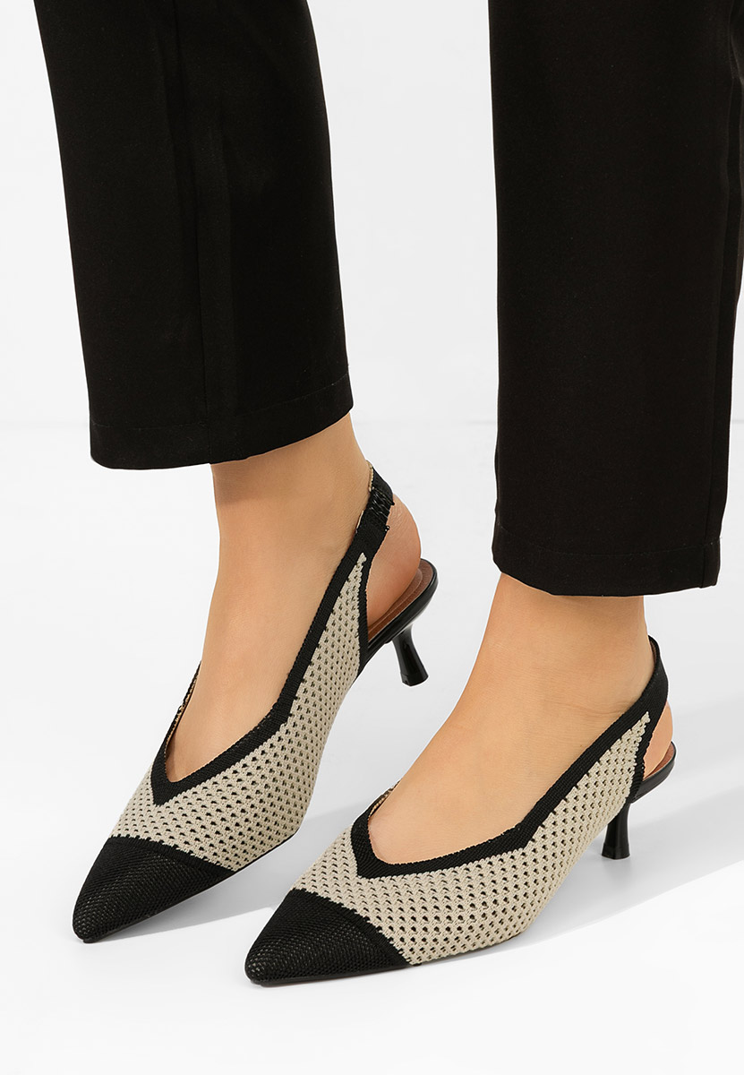 Обувки на ток Jimenia черни