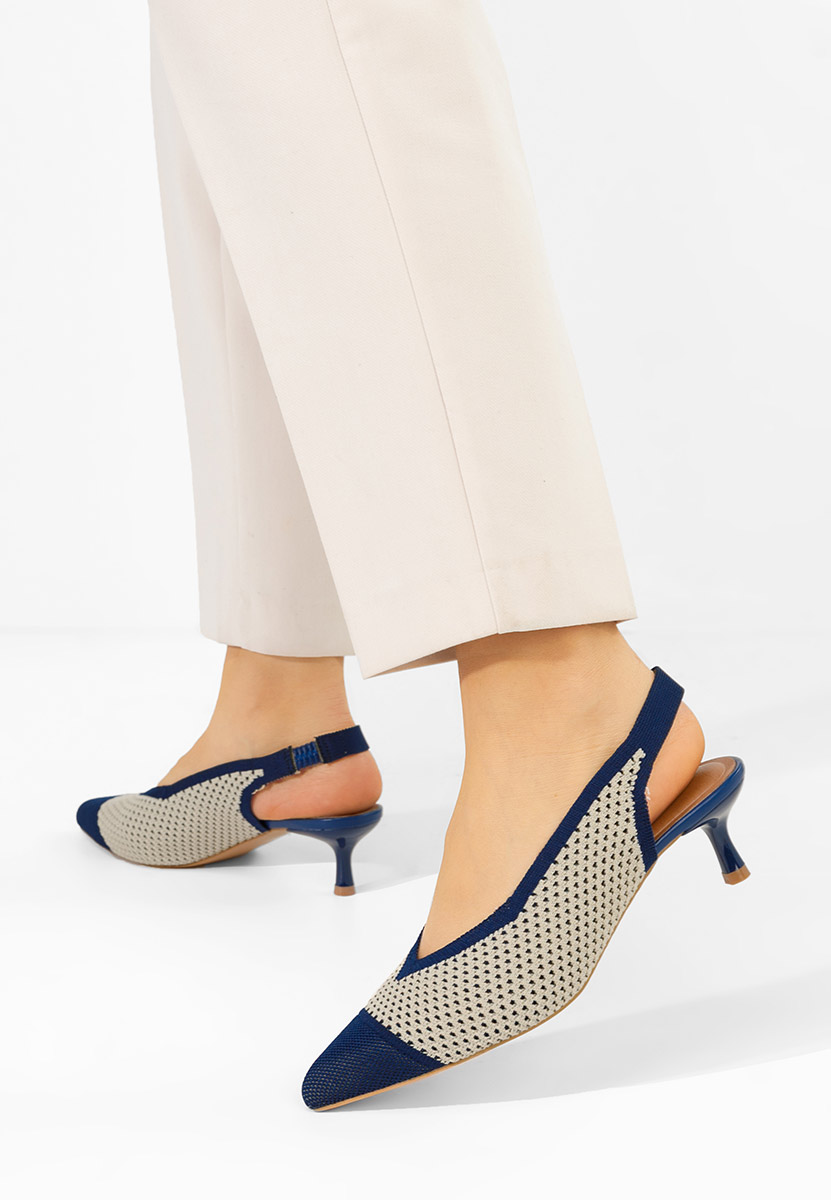 Обувки на ток Jimenia военно син