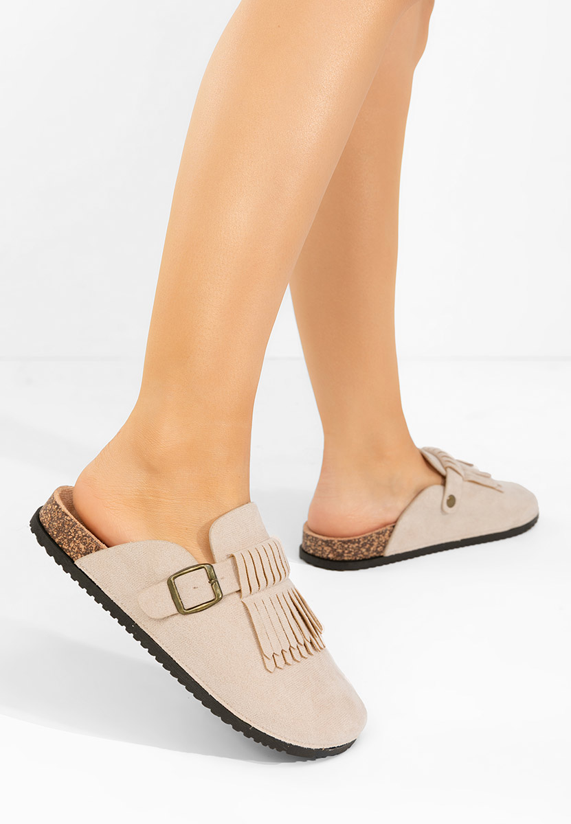 Дамско сабо Jimona бежов