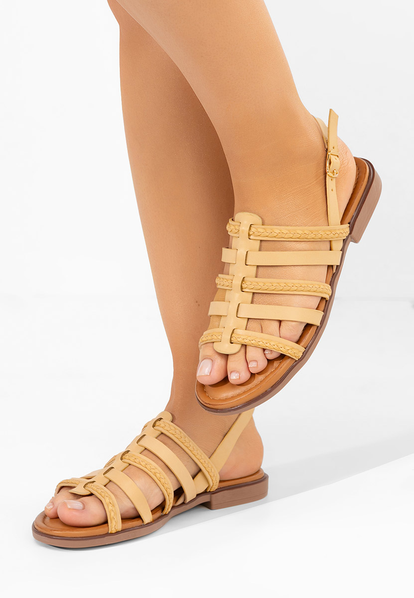 Ниски сандали Aminta бежов