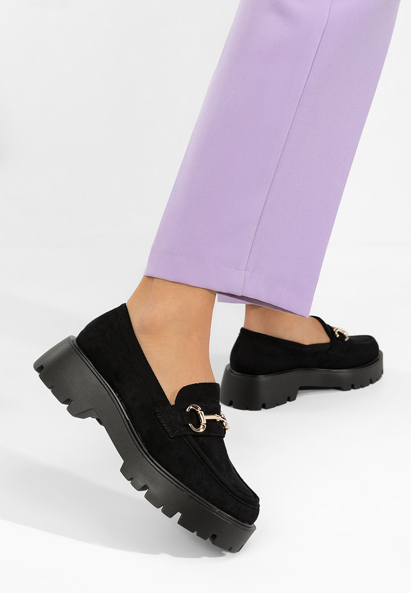 Дамски мокасини Belvina черни