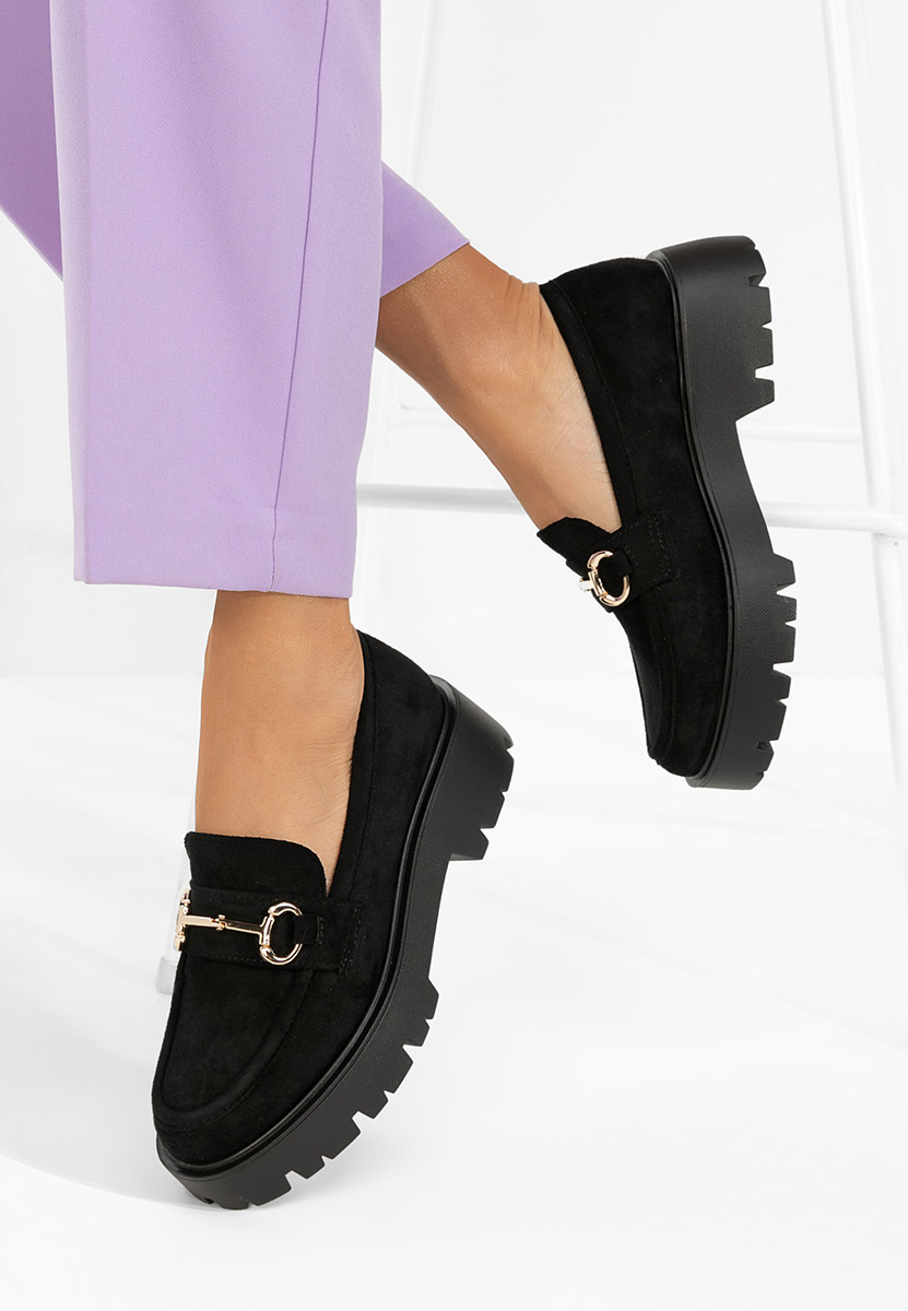 Дамски мокасини Belvina черни