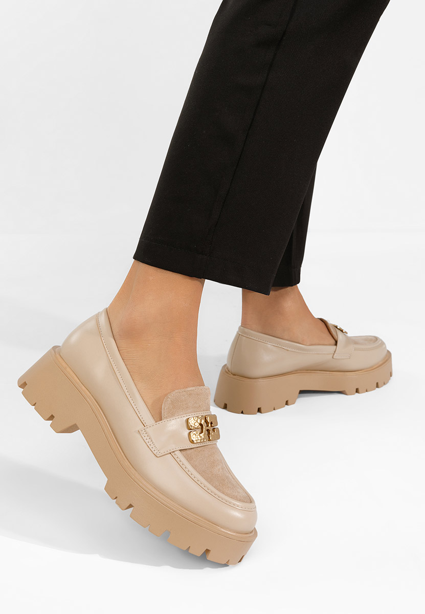 Дамски мокасини Karamela каки