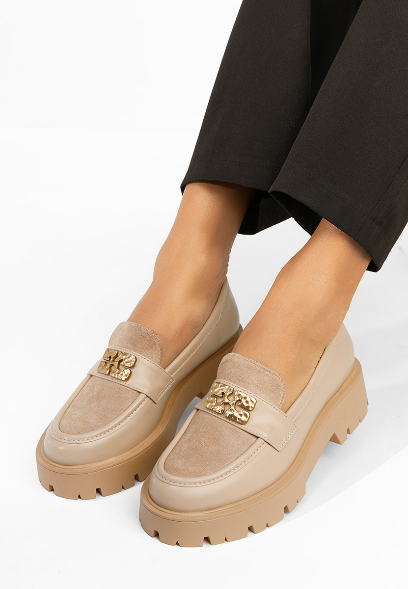 Дамски мокасини Karamela каки