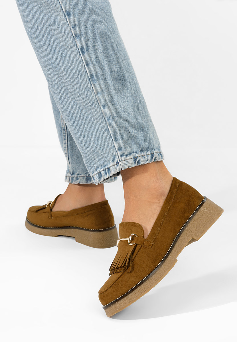 Дамски мокасини Kemily V2 кафяв