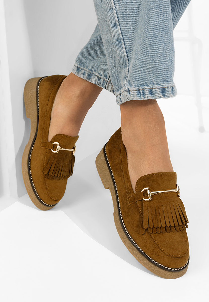 Дамски мокасини Kemily V2 кафяв