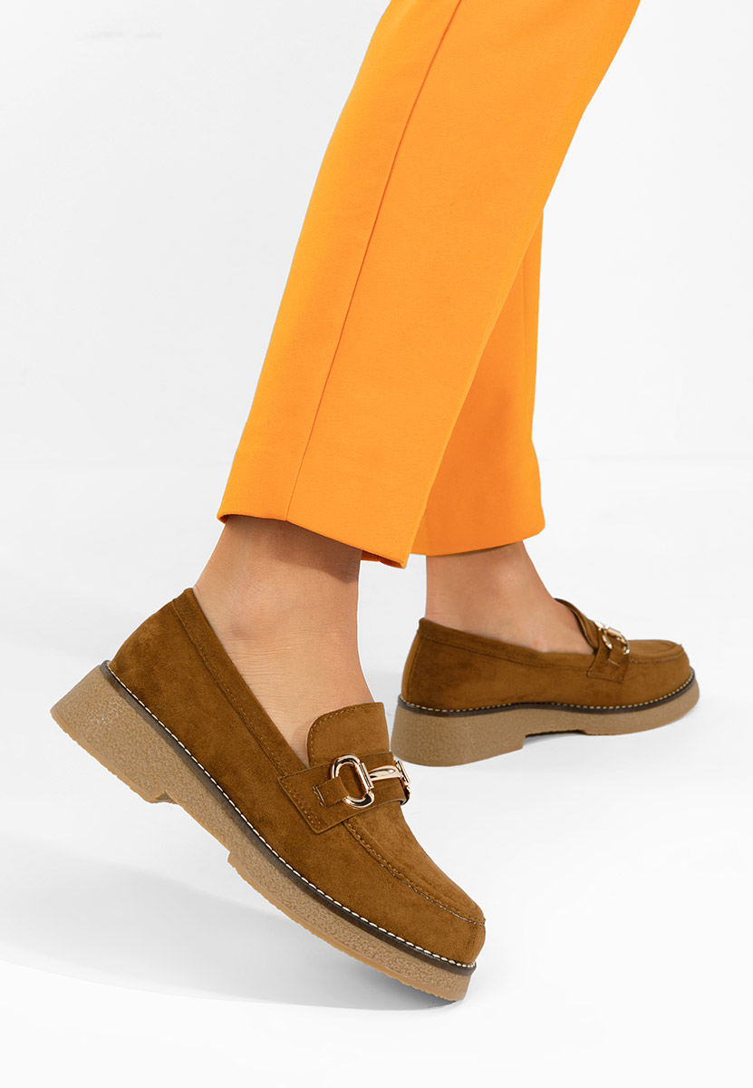 Дамски мокасини Ylenia V2 кафяв