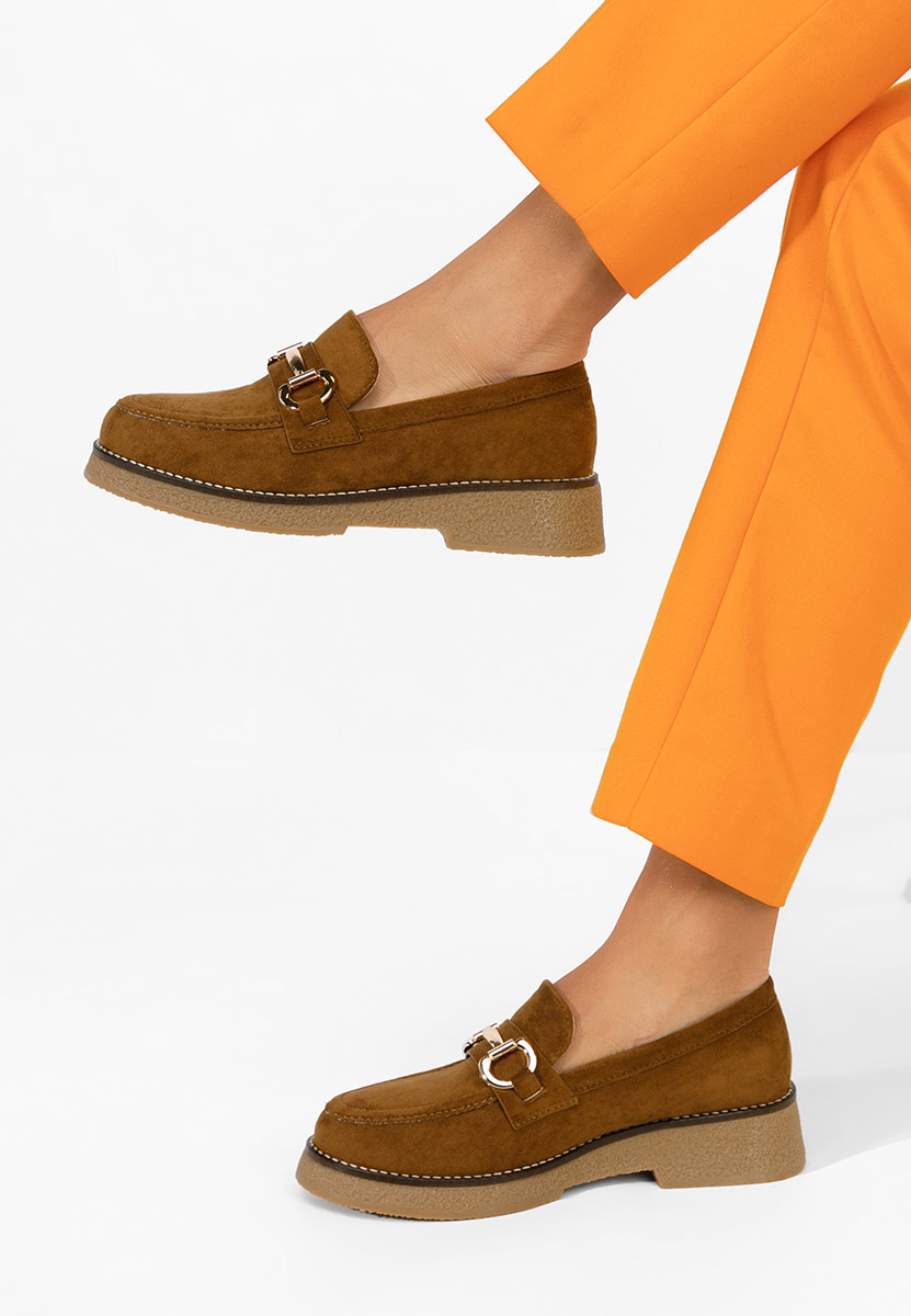 Дамски мокасини Ylenia V2 кафяв