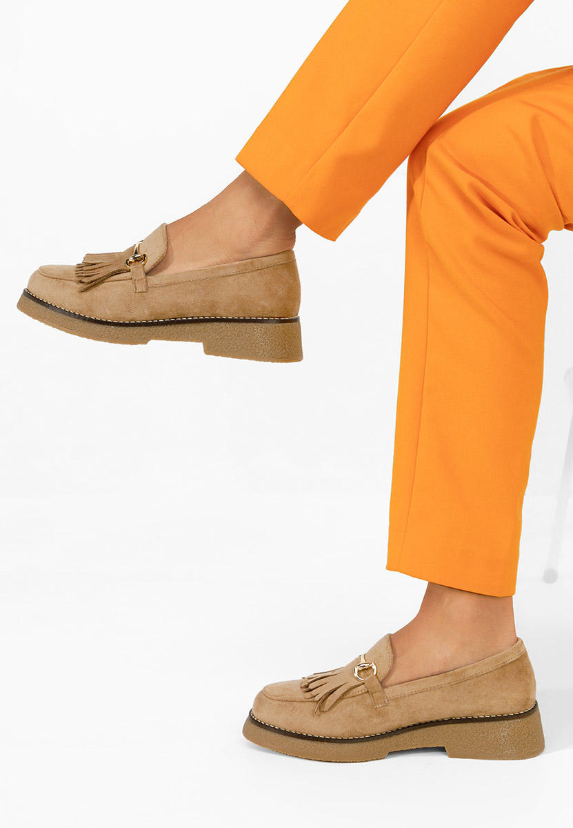 Дамски мокасини Kemily каки