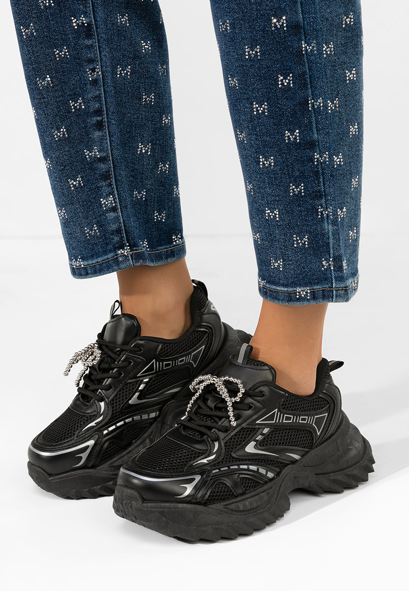 Дамски сникърси Eudoria черни