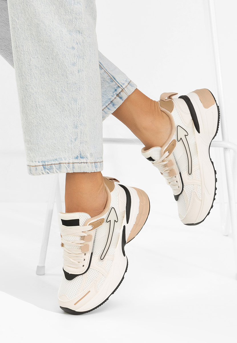 Дамски сникърси Daciania бежов