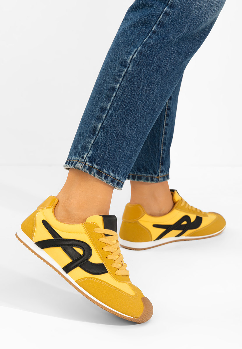 Дамски сникърси Kalindia жълт