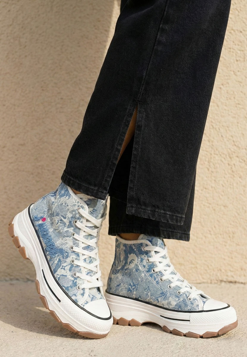 дамски кецове Jadoris син