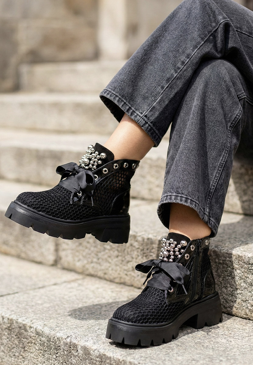 Дамски боти Marcania V2 черен