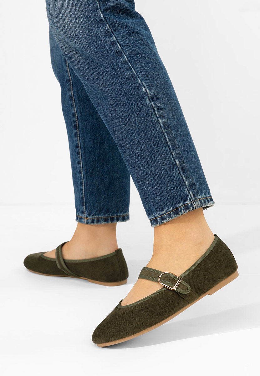 Балерини Alecsona зелен