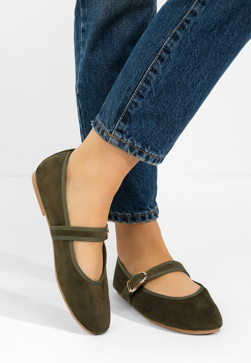 Балерини Alecsona зелен