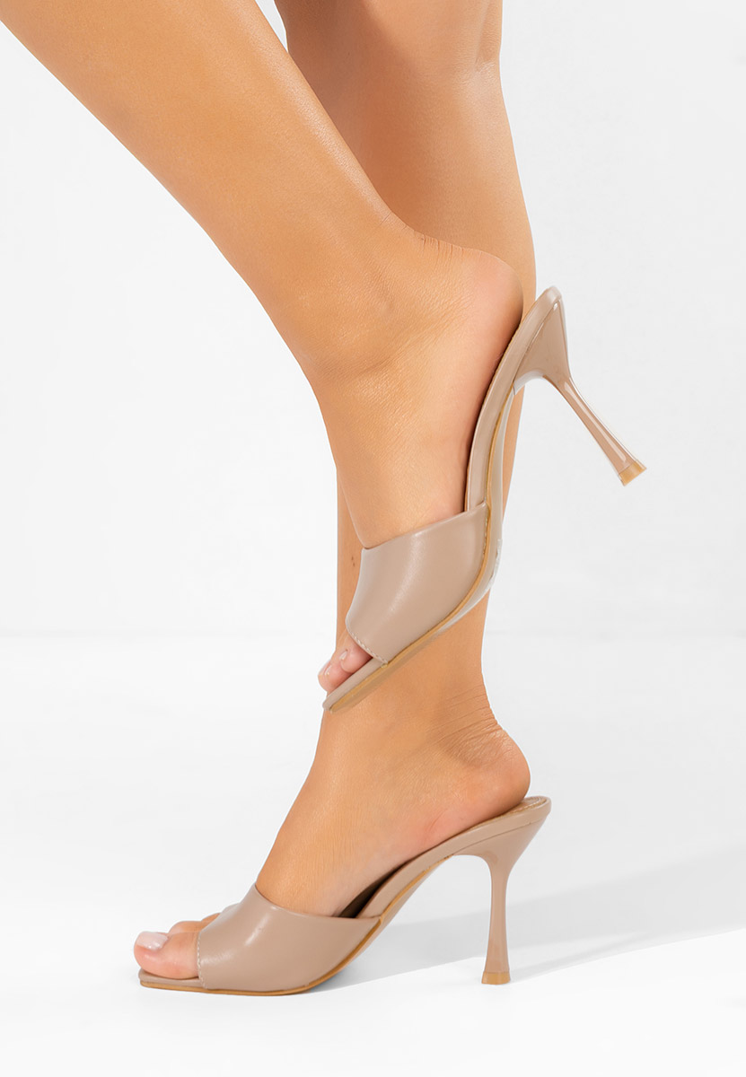 Чехли на ток Eliseia V2 каки