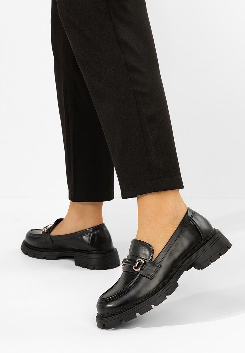 Дамски мокасини Jadiana черни