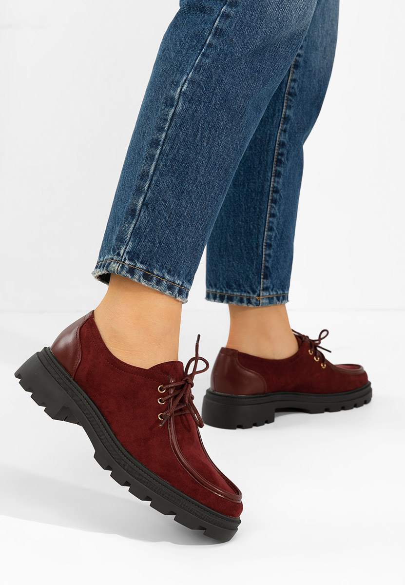 Ежедневни обувки Seliora Винено червено