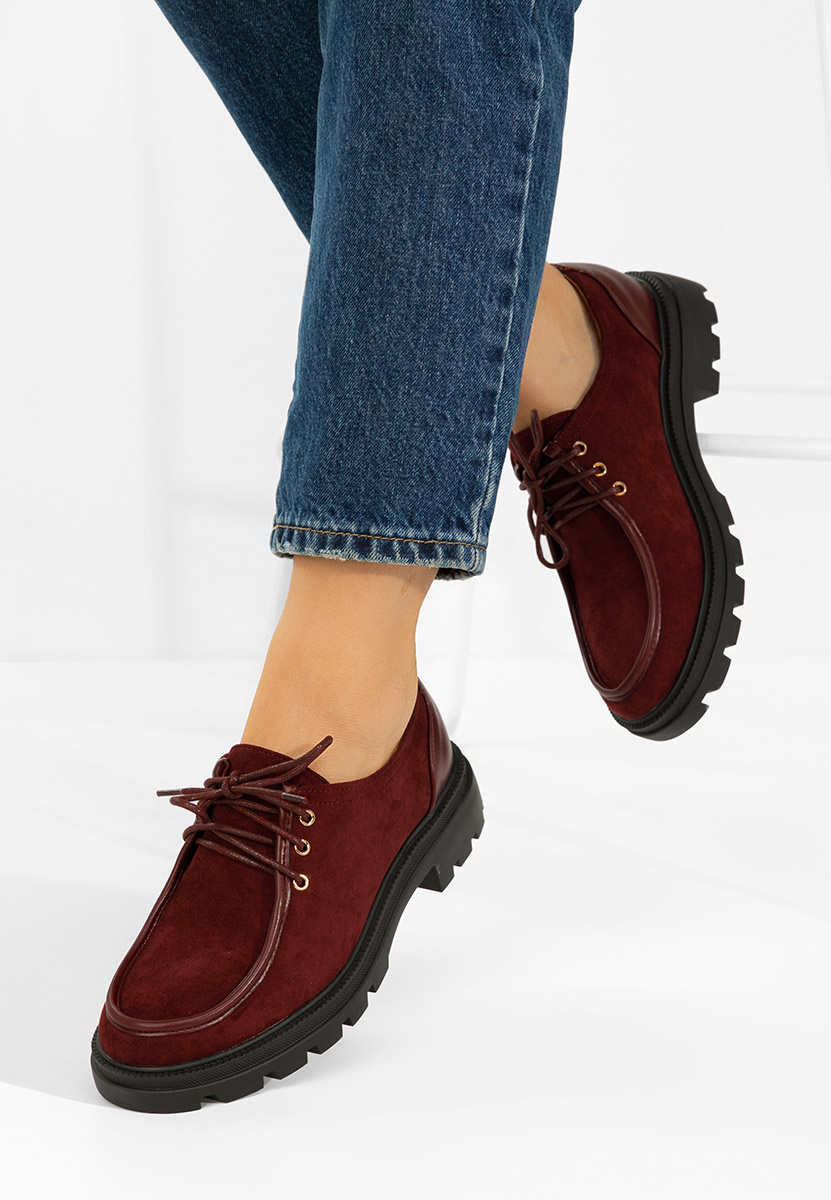 Ежедневни обувки Seliora Винено червено