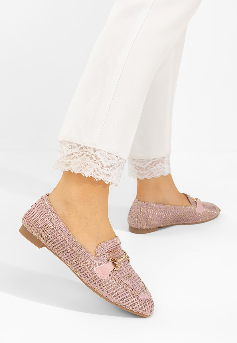 Дамски мокасини Cameilia розов