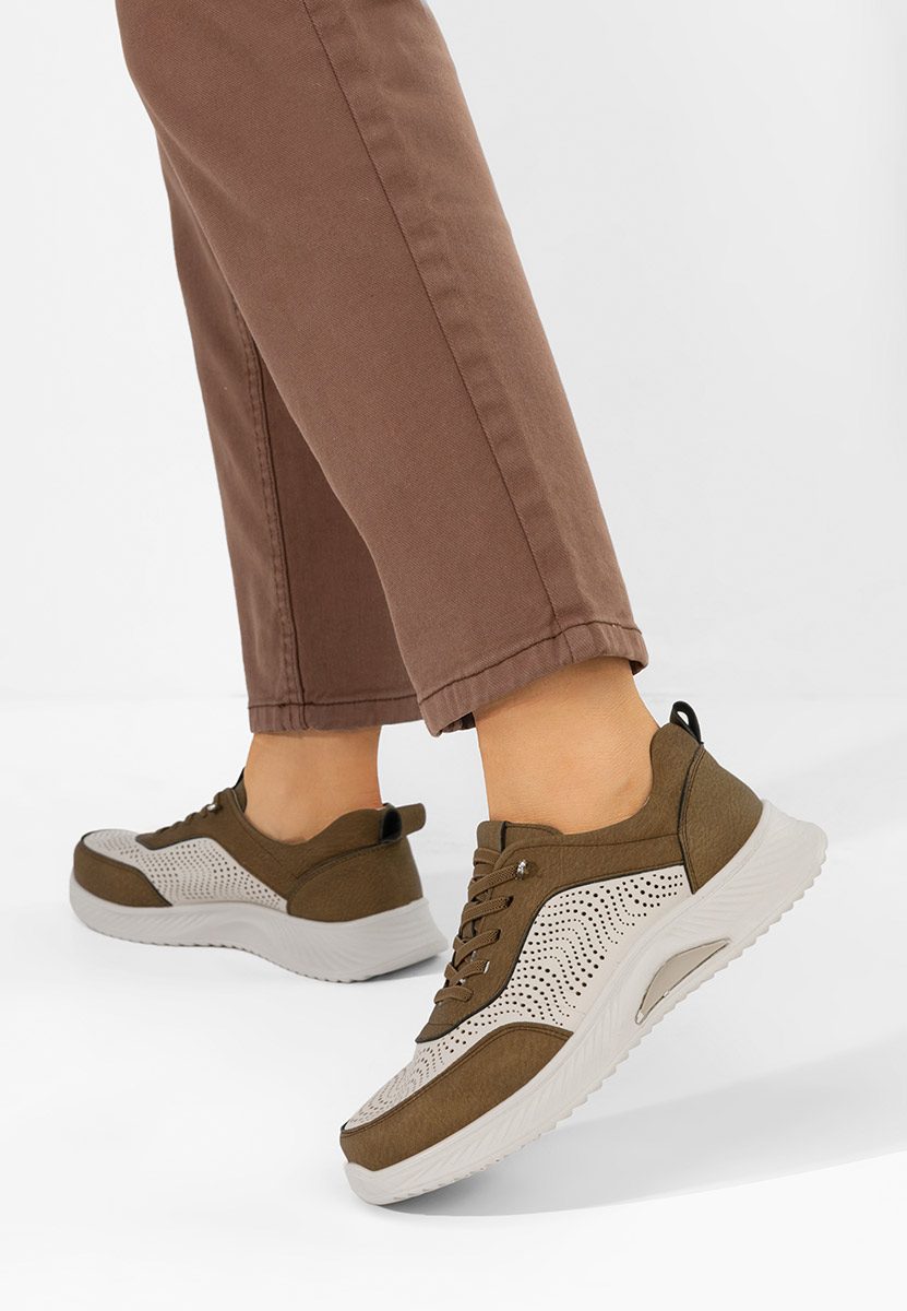 Дамски сникърси Azurra V2 кафяв