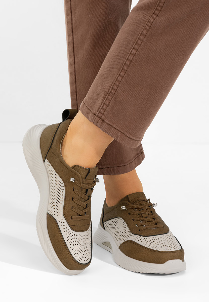 Дамски сникърси Azurra V2 кафяв