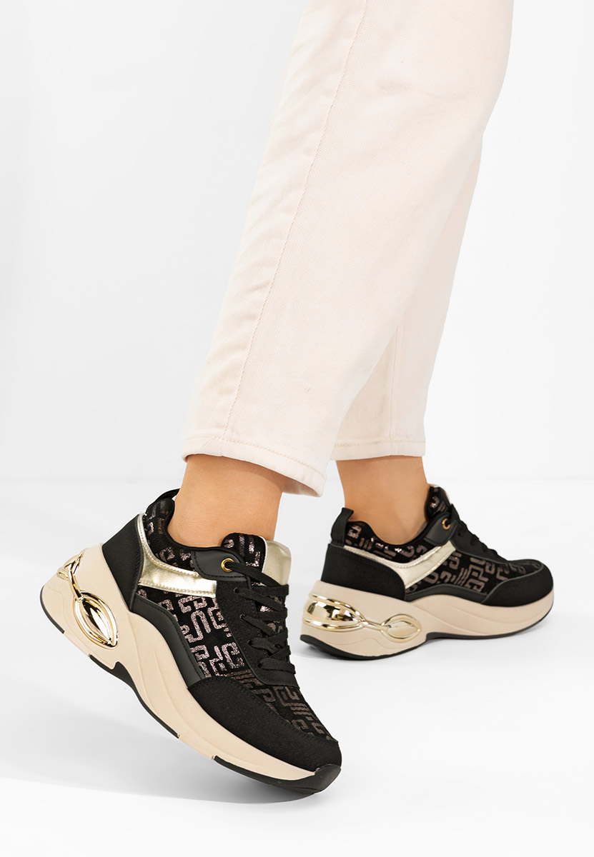 Cникърси на платформа Nezela черни