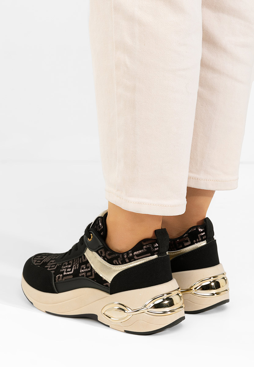 Cникърси на платформа Nezela черни