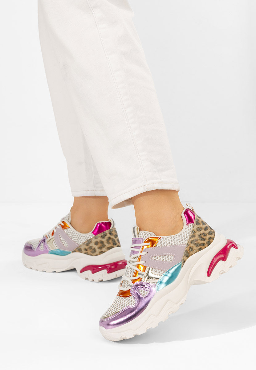 Cникърси на платформа Kiria многоцветен