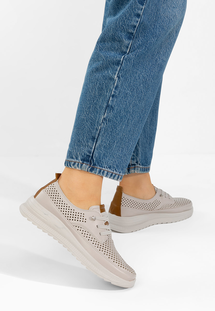 Дамски сникърси Nezelia бежов