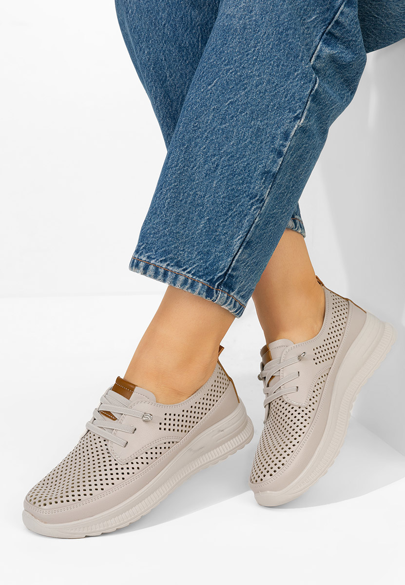 Дамски сникърси Nezelia бежов