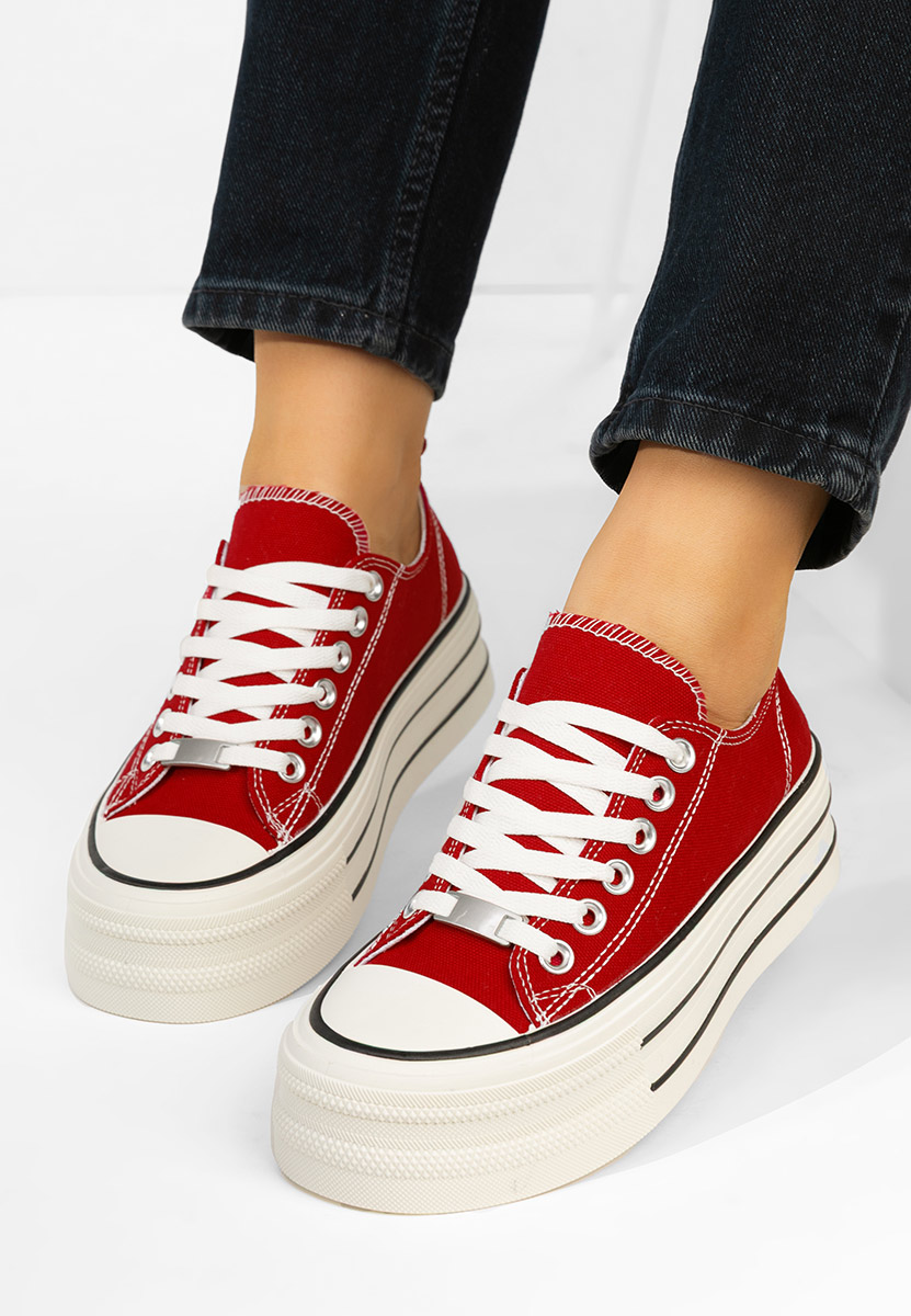 Кецове на платформа Kimala червен