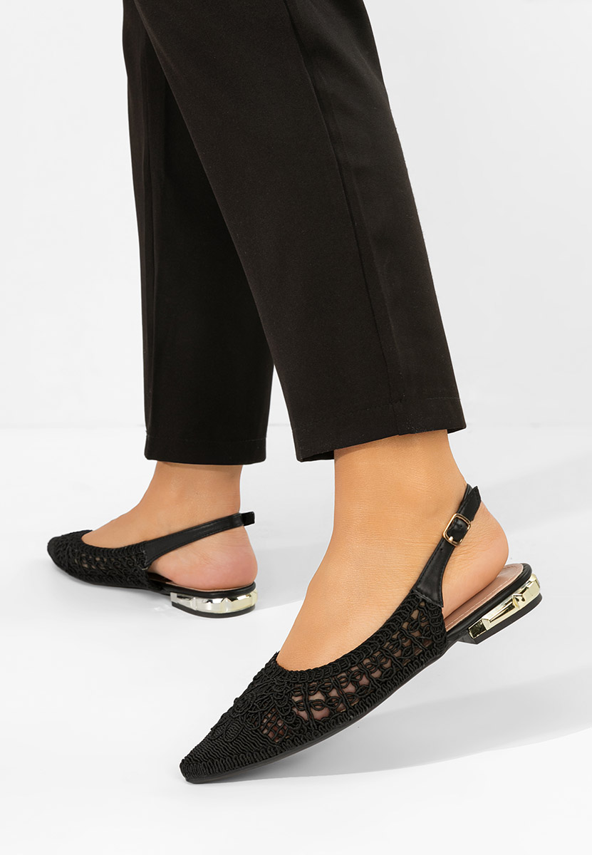 Дамски балерини Kapia черни