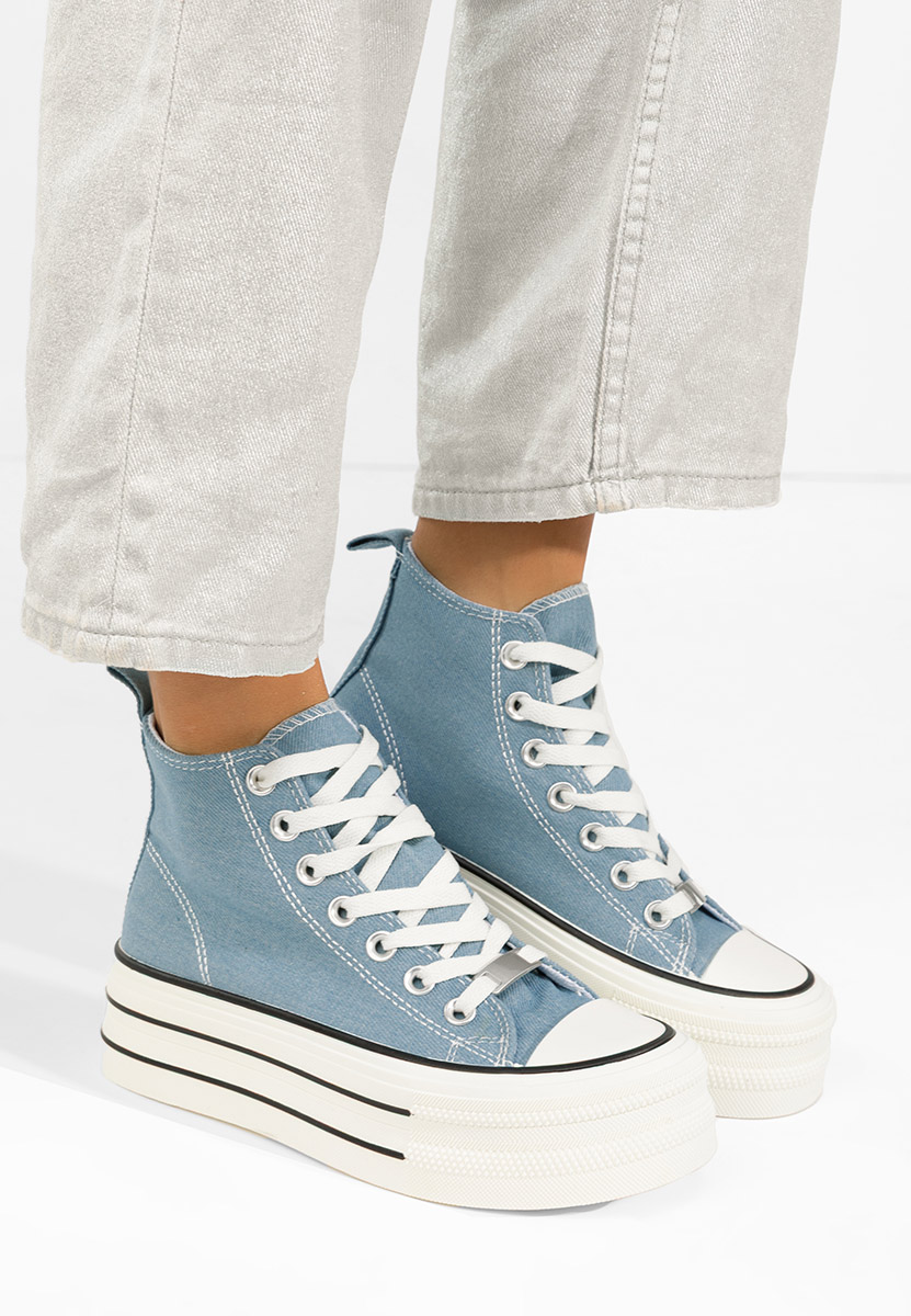 Кецове на платформа Kimala V3 деним