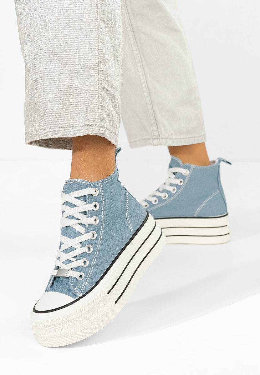 Кецове на платформа Kimala V3 деним