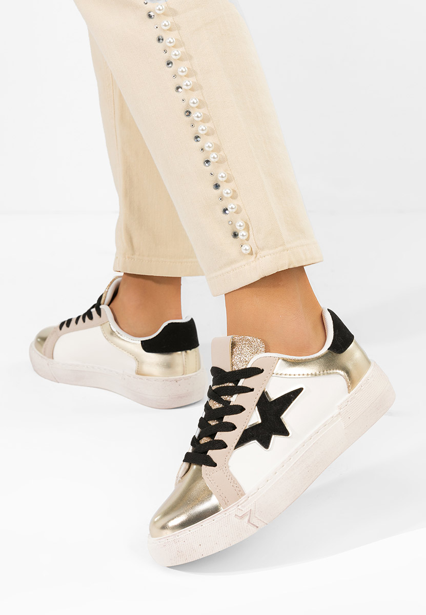 Дамски сникърси Steliana златен
