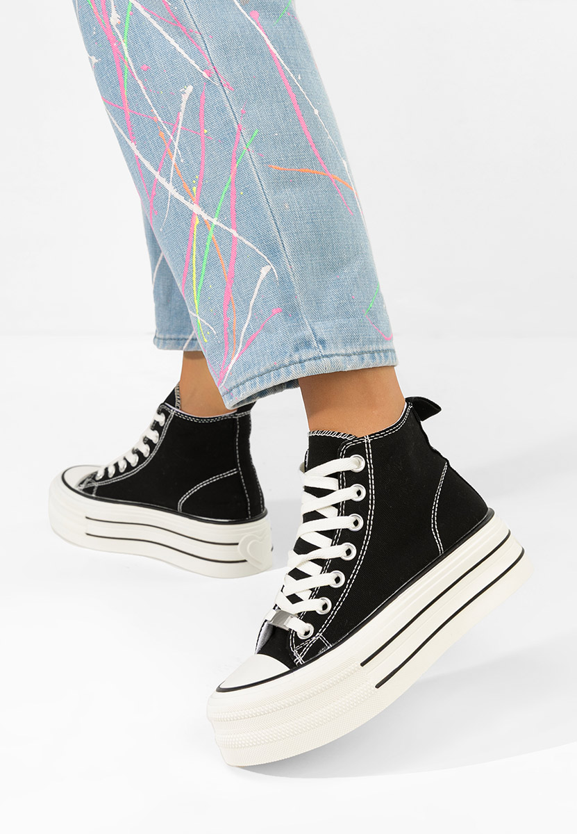 Кецове на платформа Kimala V3 черни