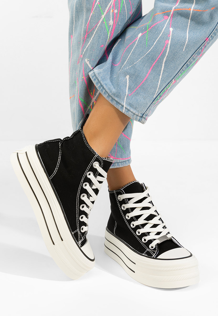 Кецове на платформа Kimala V3 черни