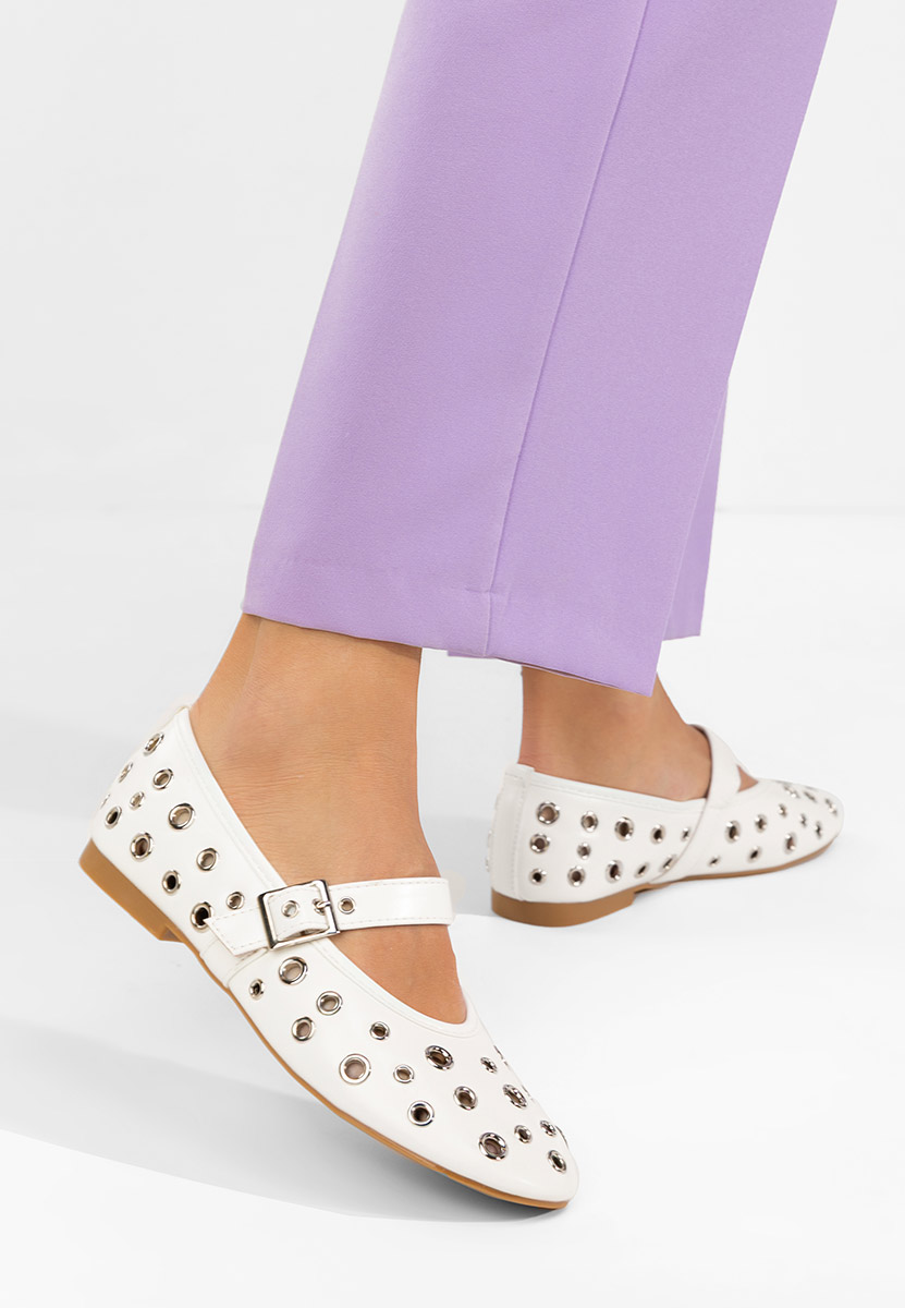 Балерини Fionia бели