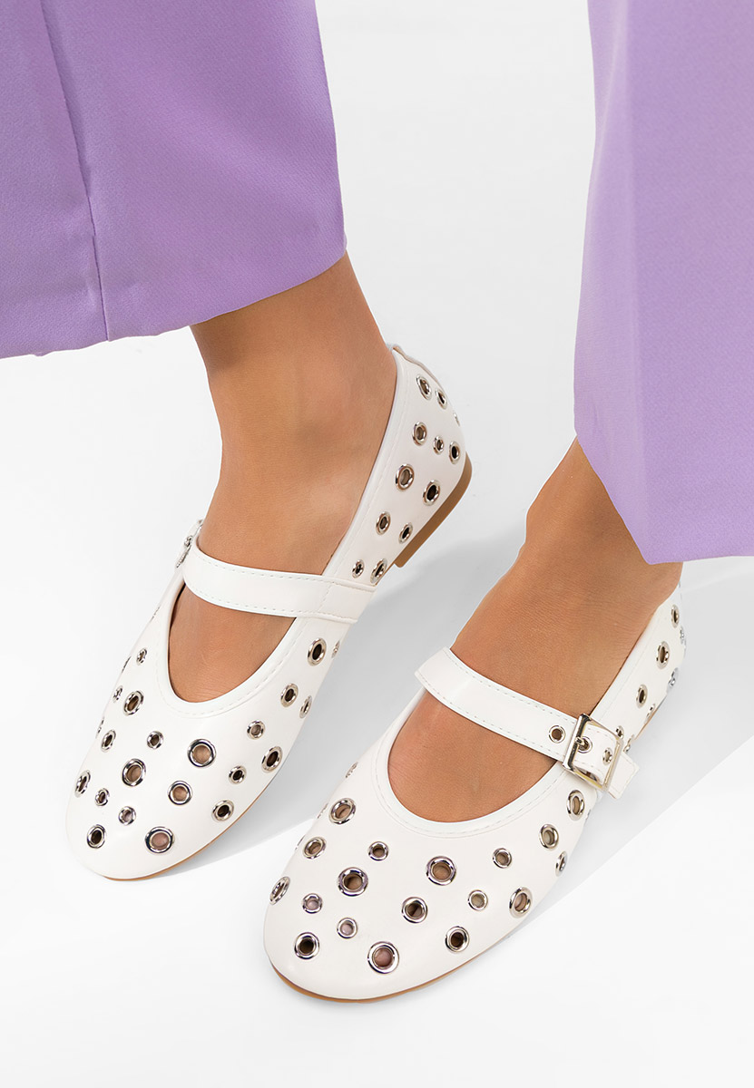 Балерини Fionia бели