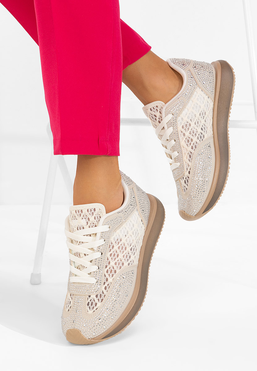 Дамски сникърси Dorimia бежов