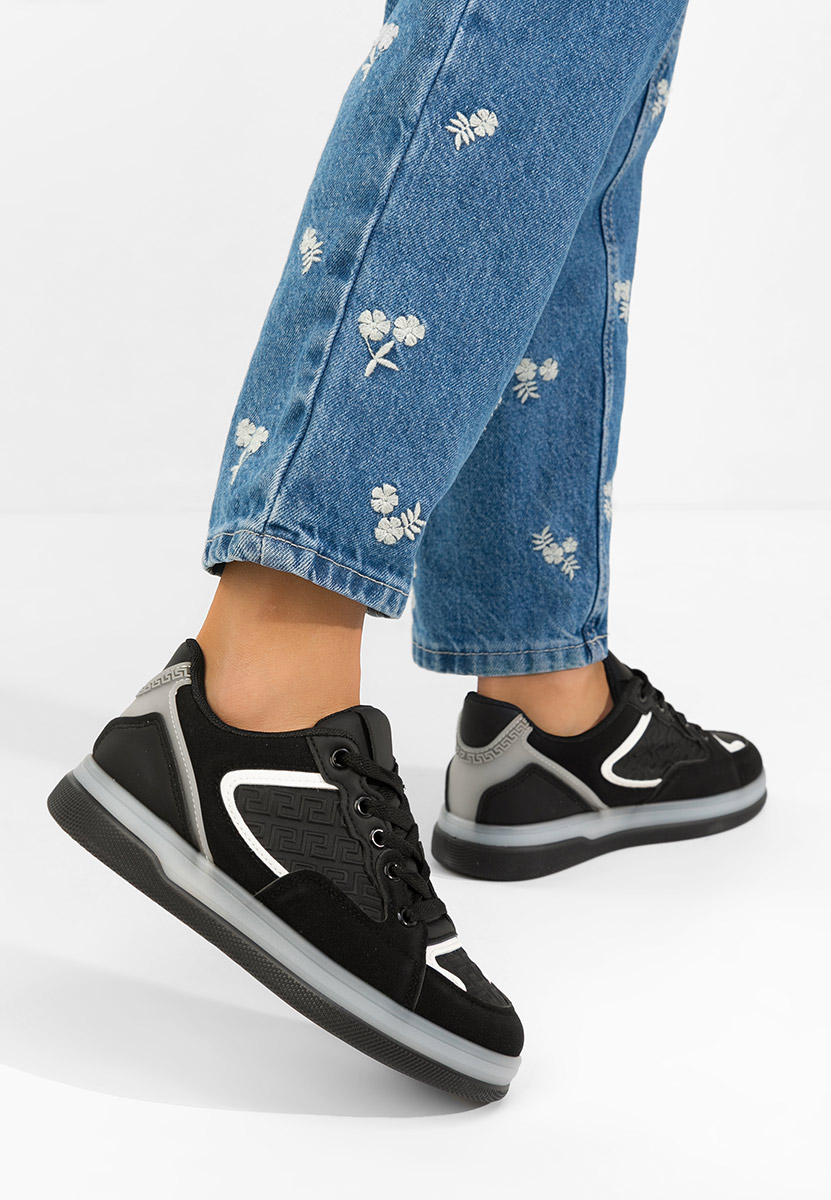 Дамски сникърси Seraia черни