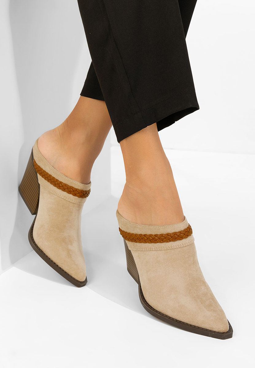 Дамско сабо Marlenia каки